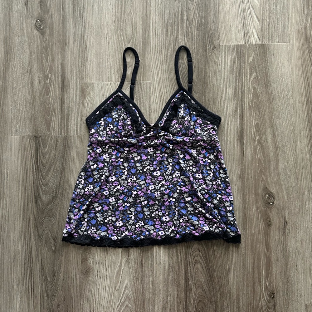 La SENZA Floral Lace Trim Camisole